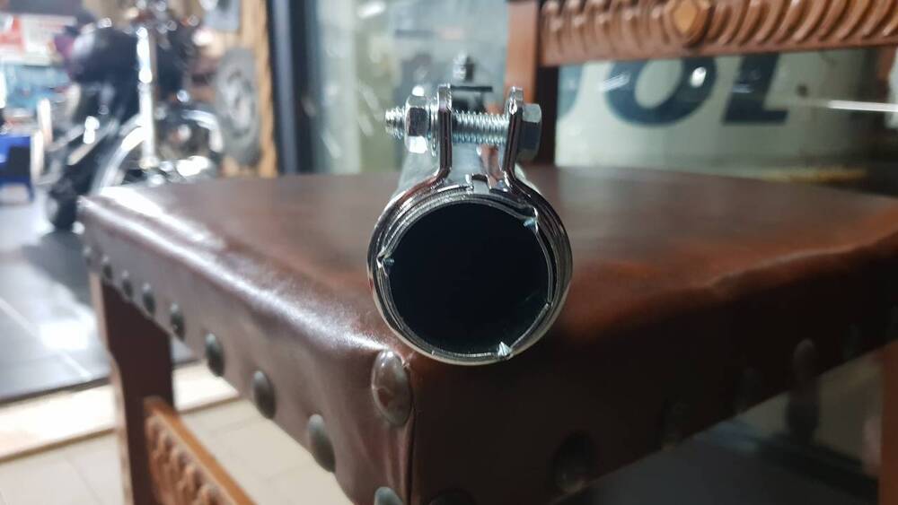 Marmitta Dunstall reverse cone 27 3/4" Emgo (3)