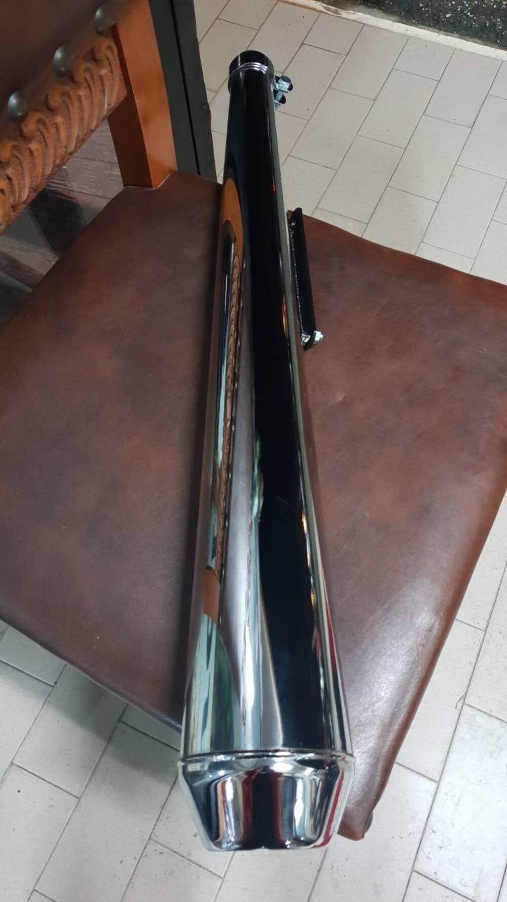 Marmitta Dunstall reverse cone 27 3/4" Emgo (5)