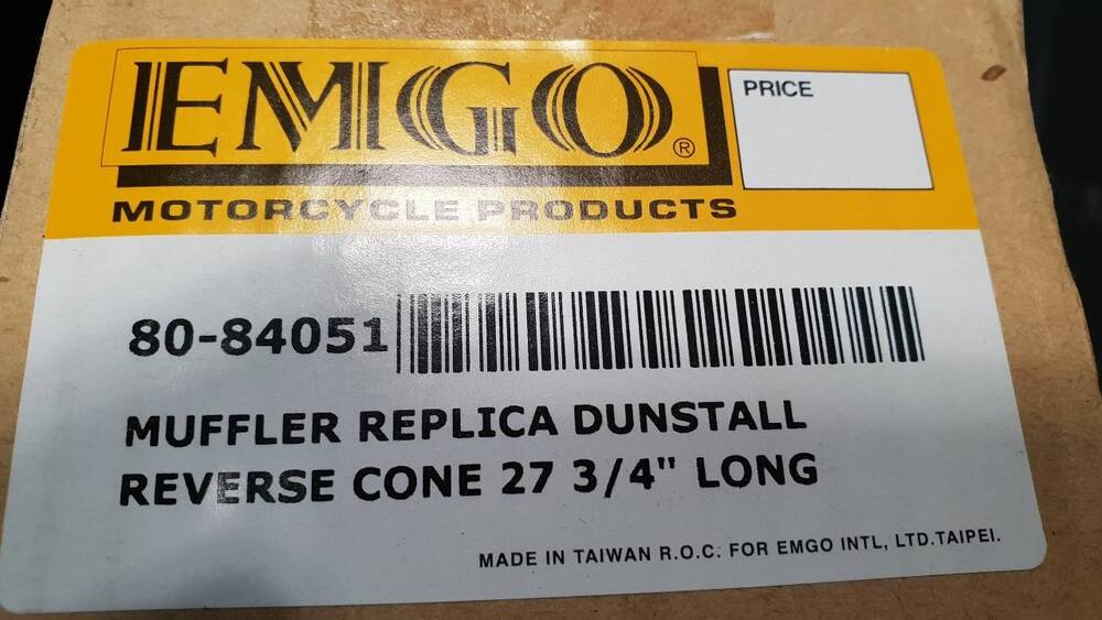 Marmitta Dunstall reverse cone 27 3/4" Emgo (6)