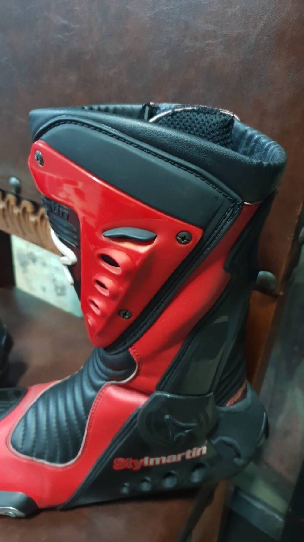 Stivale Stylmartin Sonic RS rosso Tg 44 (4)