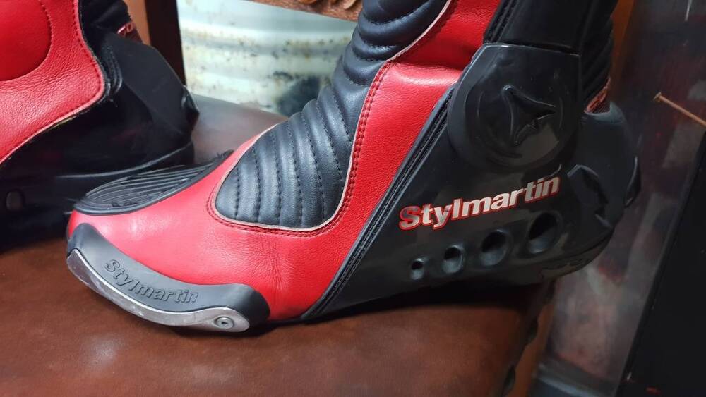 Stivale Stylmartin Sonic RS rosso Tg 44 (10)