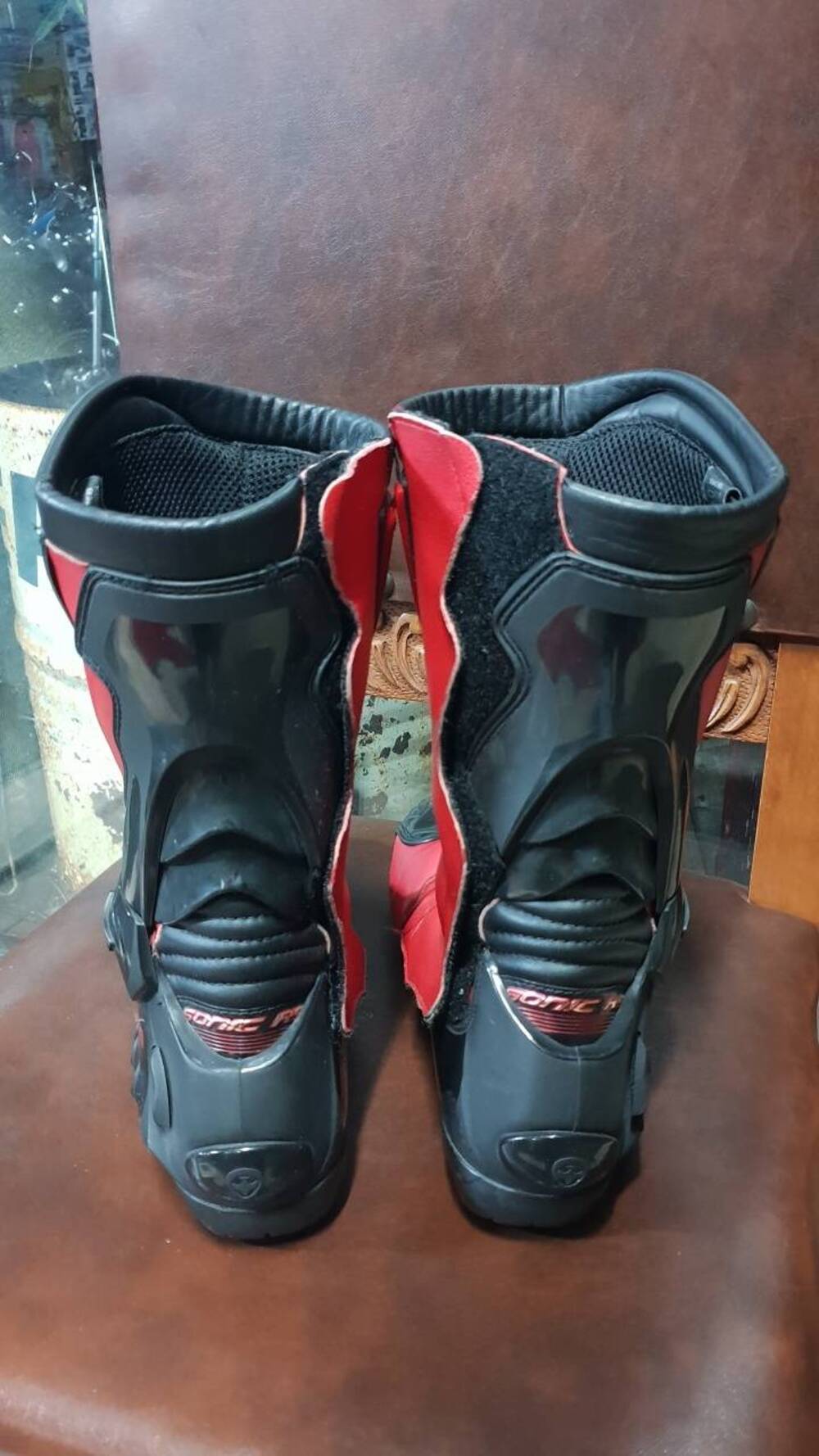 Stivale Stylmartin Sonic RS rosso Tg 44 (11)