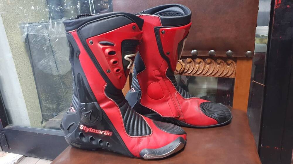 Stivale Stylmartin Sonic RS rosso Tg 44 (3)