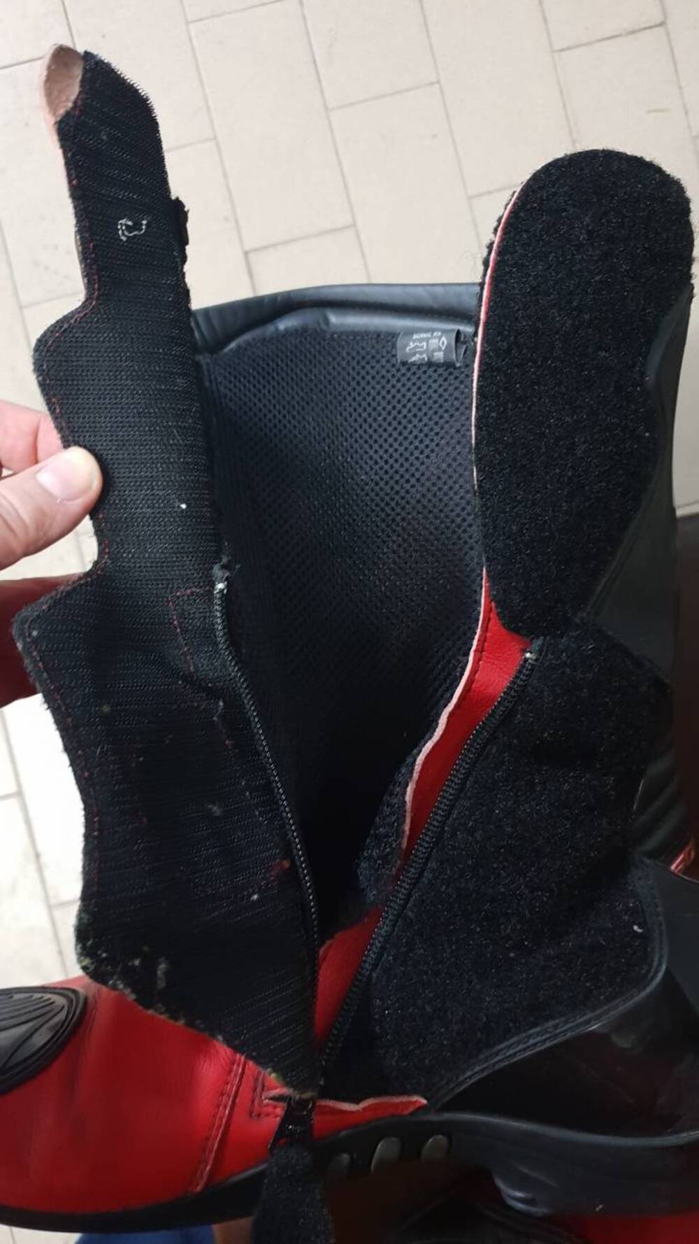 Stivale Stylmartin Sonic RS rosso Tg 44 (13)