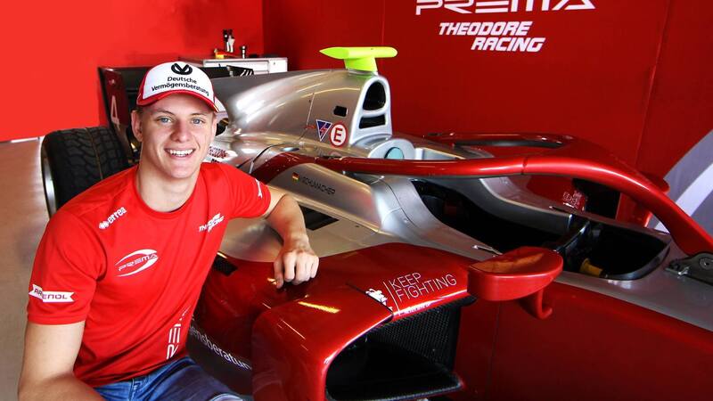 Mick Schumacher, debutto in Formula 2 nel 2019 con Prema