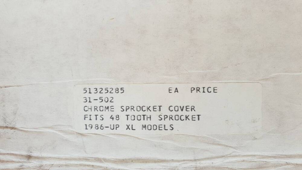 Copertura pignone Custom Chrome x HD XL (3)