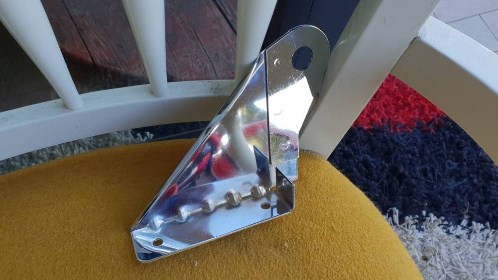 Portatarga laterale cromato Universale (2)