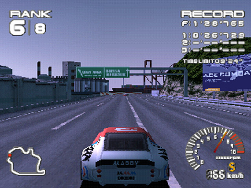 Derapate al limite ma anche Time Attack su Ridge Racer Type 4