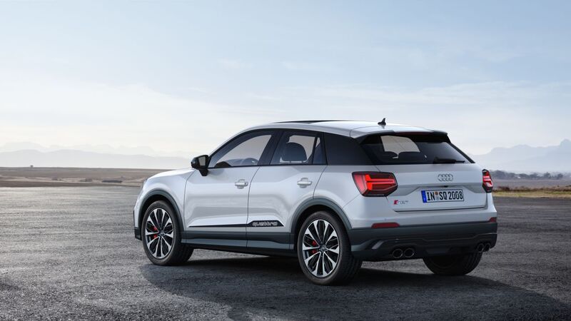 La vista posteriore del nuovo Audi SQ2