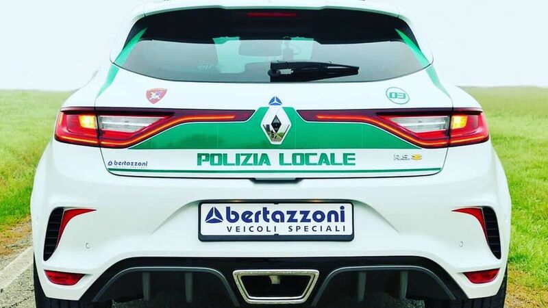 Renault Megane RS, al servizio della Polizia locale