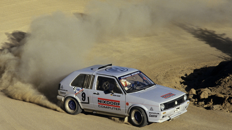 Volkswagen Golf, nel 1987 con due motori per la Pikes Peak