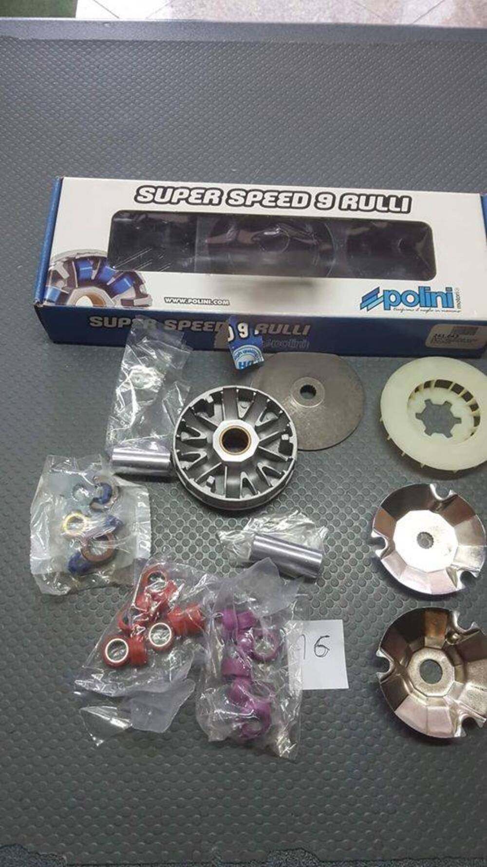 VARIATORE POLINI 9 RULLI APRILIA-BENELLI-BETA-MBK Polini Motori