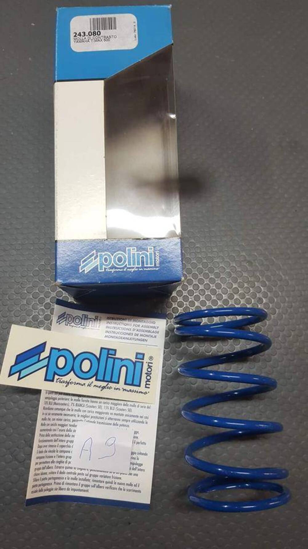 MOLLA DI CONTRASTO POLINI YAMAHA T MAX 500 CARBUR Polini Motori