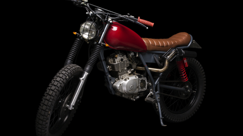 Suzuki GN 125: la scrambler realizzata da Atelier Medusa