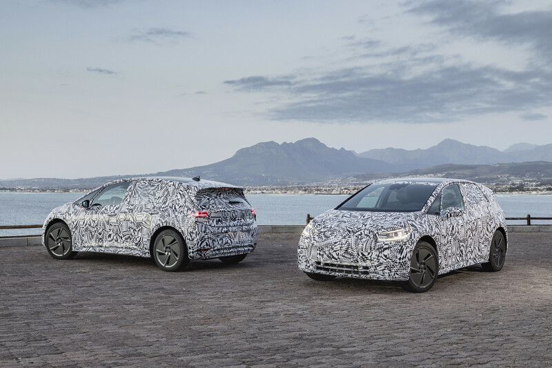 La futura Volkswagen I.D. con grafiche per camuffarla