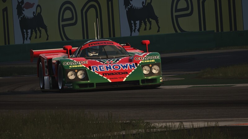 La Mazda 787b, una delle vetture più iconiche presenti su Assetto Corsa
