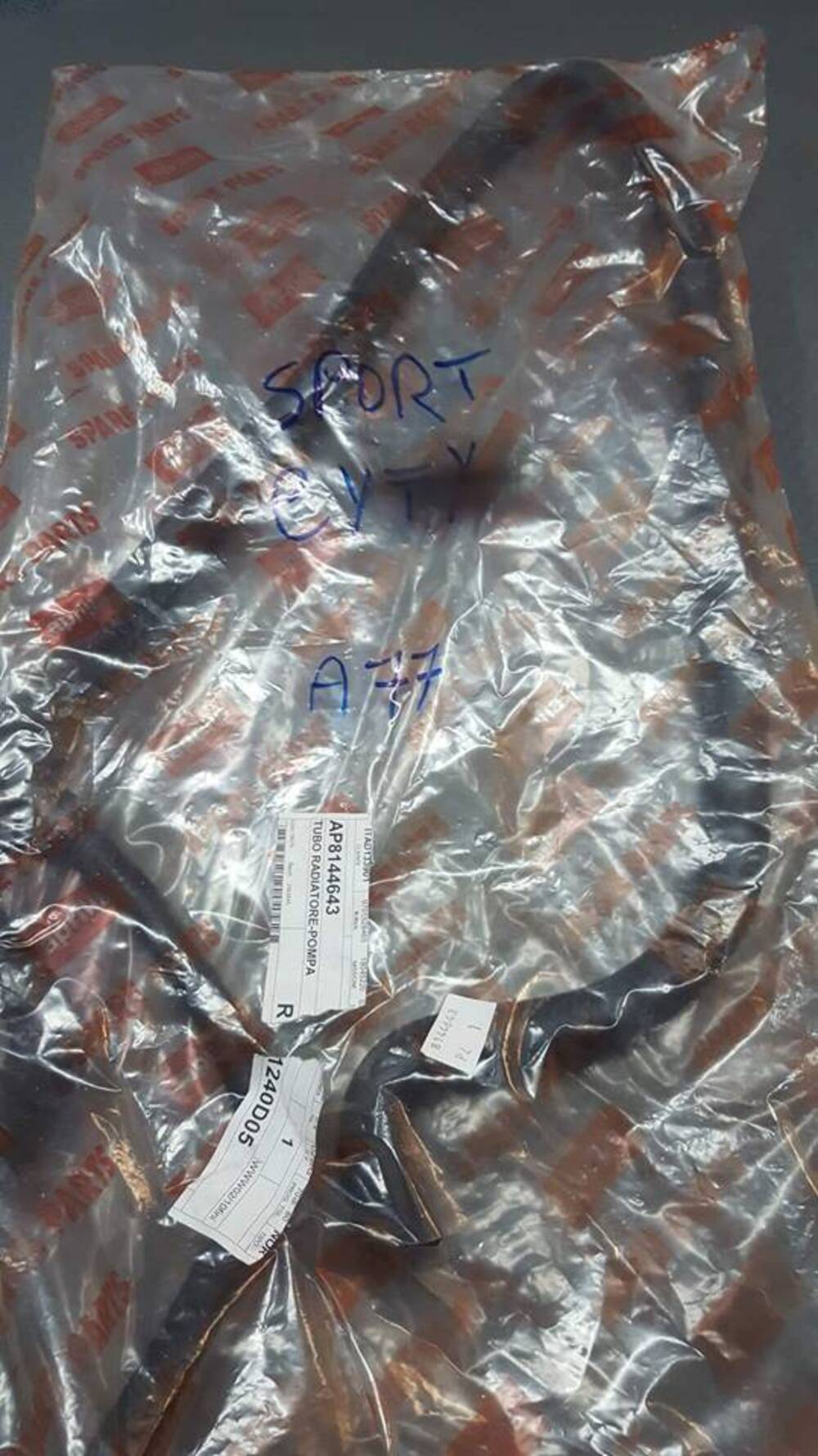 TUBO RADIATORE APRILIA SPORTCITY 125-200