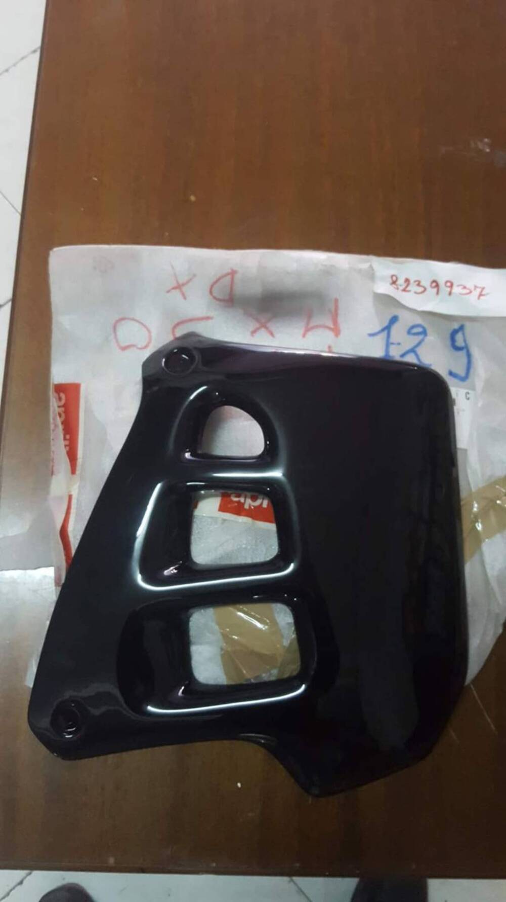 CONVOGLIATORE DX NERO APRILIA RX MX 50