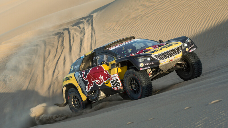 Dakar 2019 100% Per&ugrave;. Walkner (KTM) e Loeb (Peugeot) UFO a Nazca