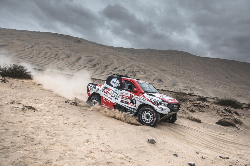 Dakar 2019 100% Per&ugrave;. Dakar stravolta. In testa Al Attiyah (Toyota) e Quintanilla (Husqvarna)