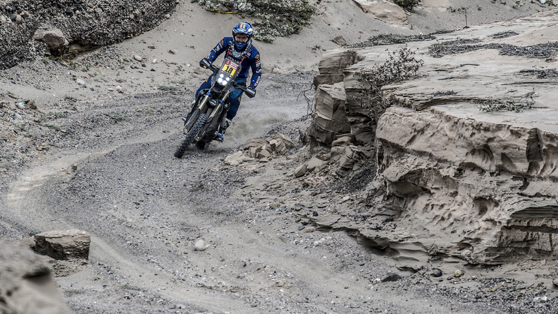 Dakar 2019 100% Per&ugrave;. Dakar stravolta. In testa Al Attiyah (Toyota) e Quintanilla (Husqvarna)