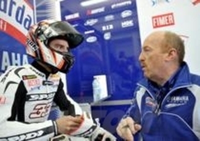 Test SBK. Melandri debutta sulla Yamaha Superbike