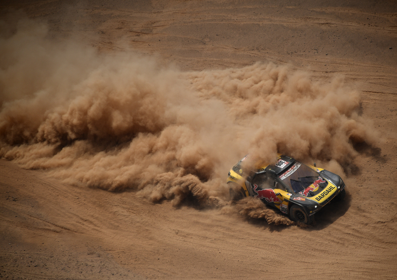 Dakar 2019 Per&ugrave;. Live Day 5. Loeb (Peugeot) nelle auto, Moto a Sunderland (KTM)