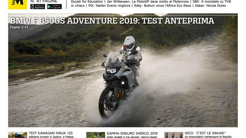 Magazine n&deg; 364, scarica e leggi il meglio di Moto.it 