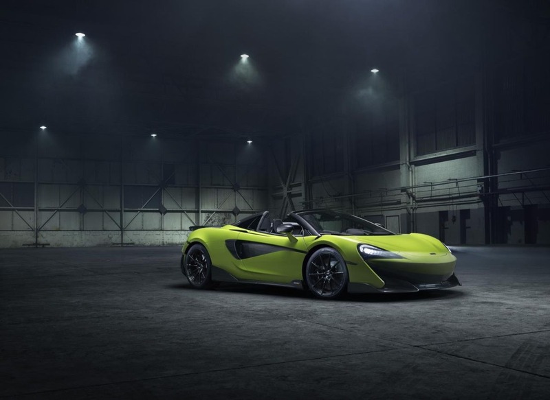 McLaren 600LT Spider, vento e leggerezza