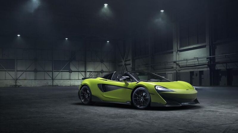 McLaren 600LT Spider, vento e leggerezza