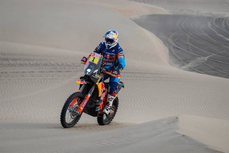 Walkner affronta la Tappa 9 della Dakar 2019