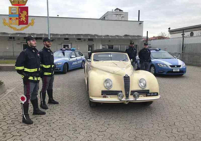 Ritrovata l&#039;Alfa Romeo 6C rubata prima della Mille Miglia