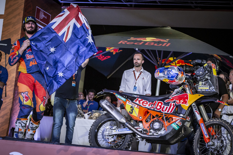 Toby Price, vincitore della Dakar