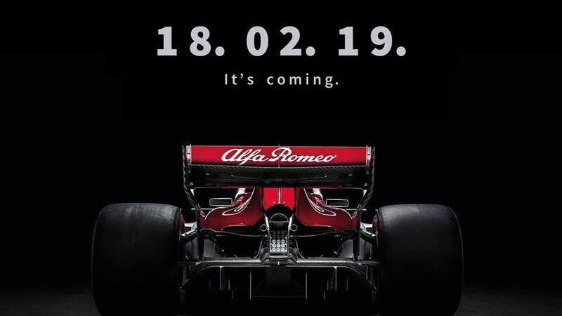 F1 2019, la nuova Alfa Romeo Sauber presentata il 18 febbraio