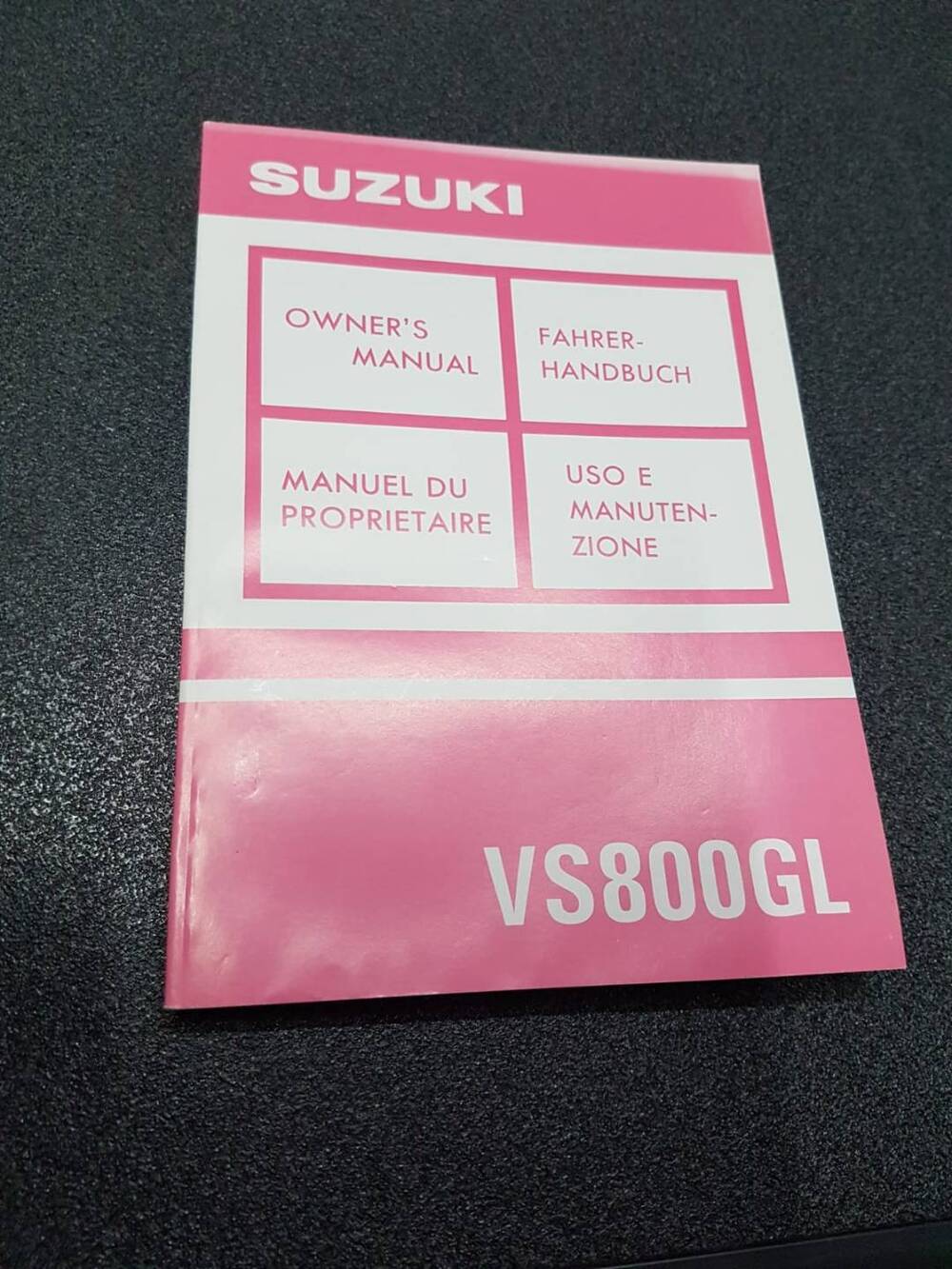 USO E MANUTENZIONE SUZUKI INTRUIDER VS800GL 800
