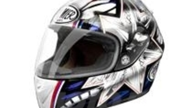 Casco Premier Dragon Titanium Troy Bayliss replica