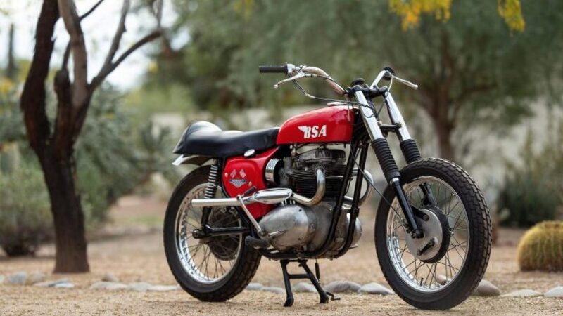 BSA Hornet del 1967: all&#039;asta un bellissimo esemplare di desert racer