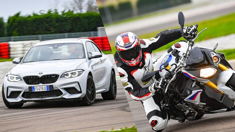 BMW M2 Competition vs BMW S 1000R [Video]