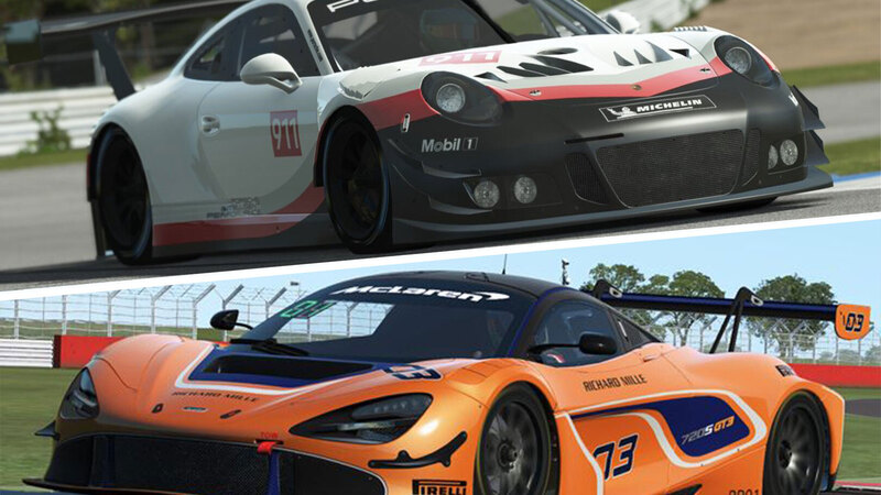 Porsche 911 R vs McLaren 720S, il confronto su rFactor 2 [Video]