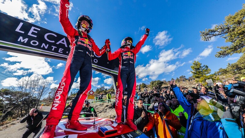 WRC19, Monte-Carlo: Ogier (Citroen) un Mostro