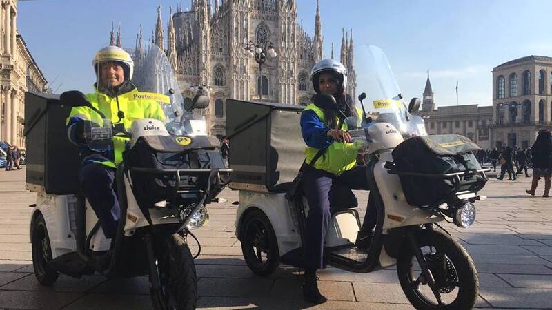 Poste Italiane: in servizio i primi tricicli elettrici