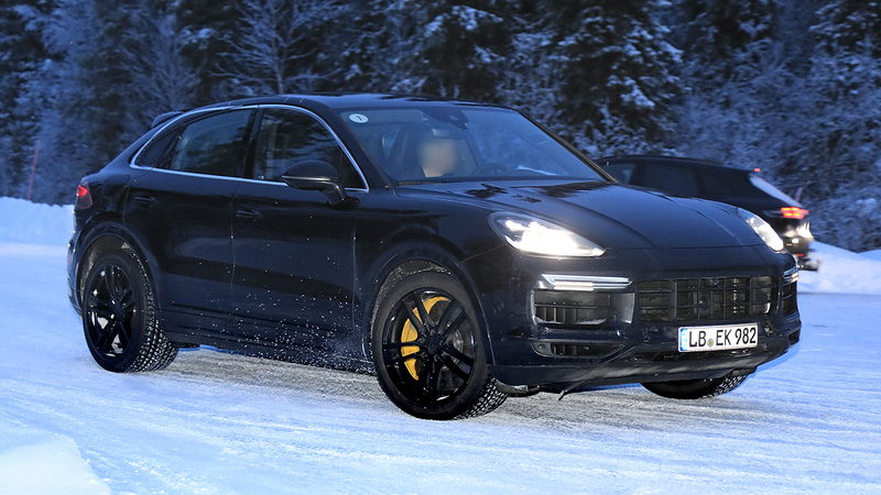 Porsche Cayenne Coup&eacute;, le foto spia