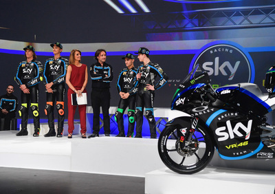 Presentato lo Sky Racing Team VR46 di Moto2 e Moto3