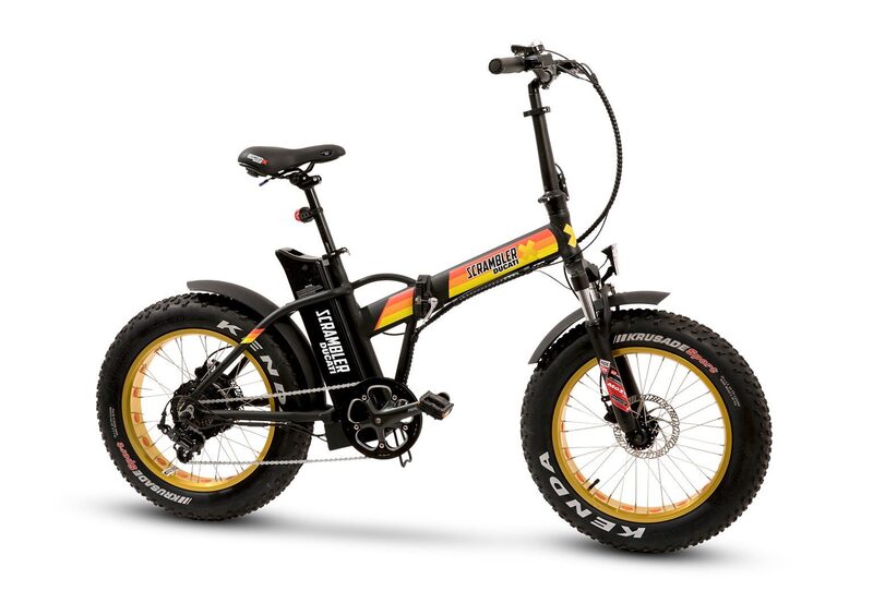 Ducati Scrambler. L&#039;eBike pieghevole e fat