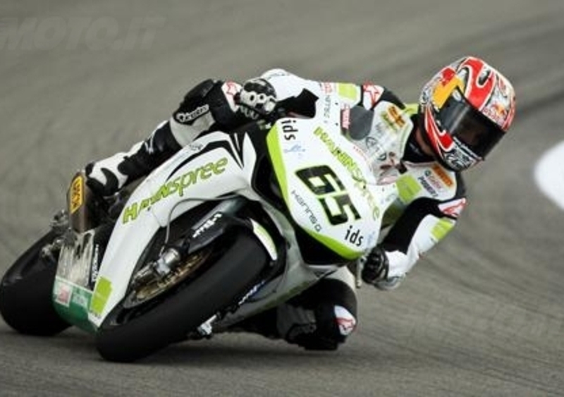 Jonathan Rea prova la Honda RC212V di Stoner