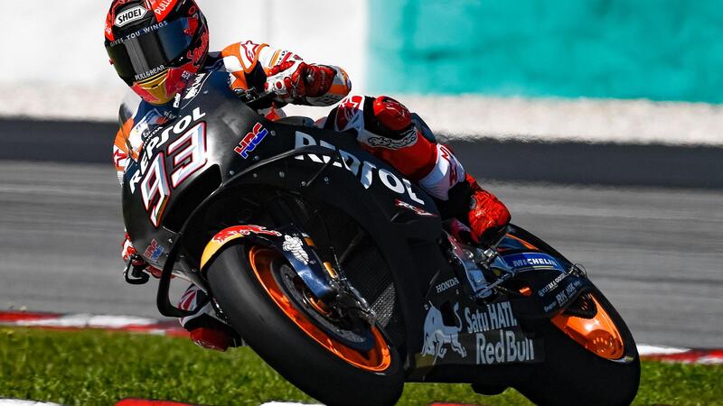 MotoGP test Sepang 2019. M&aacute;rquez chiude in testa il Day 1