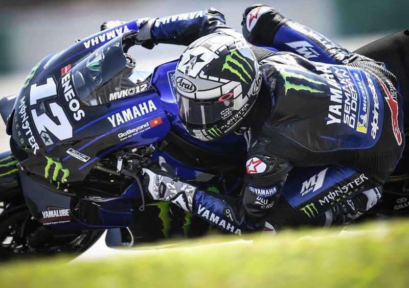 MotoGP test. Vi&ntilde;ales: "La moto mi &egrave; piaciuta"