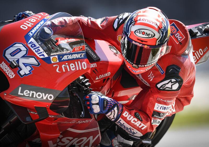 MotoGP test. Dovizioso: "Il telaio nuovo &egrave; tutto da verificare"