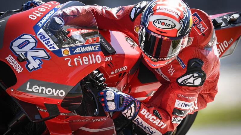 MotoGP test. Dovizioso: "Il telaio nuovo &egrave; tutto da verificare"