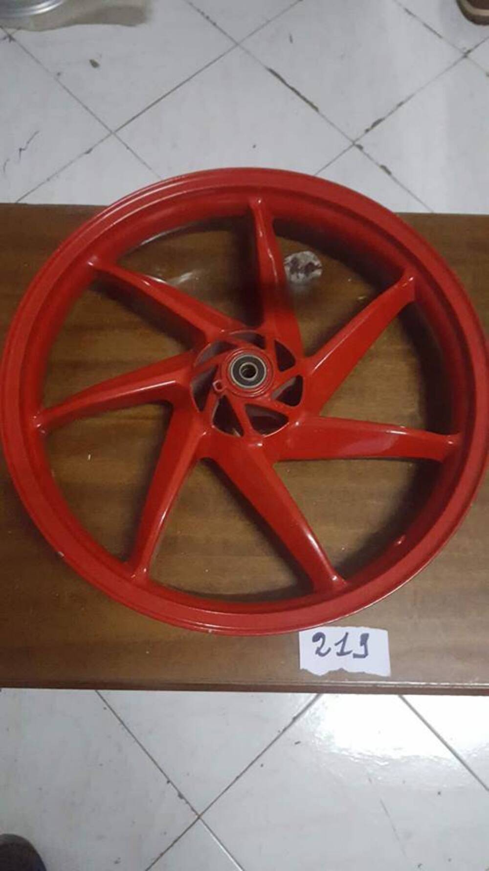 RUOTA ANT. ROSSA AF1 50 Aprilia